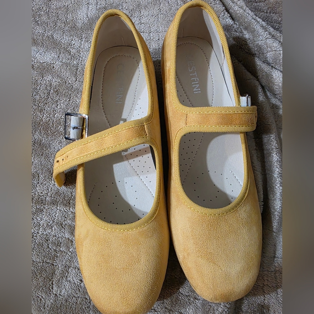 Yellow Mary Jane Flats - Women Shoes Flats & Loafers